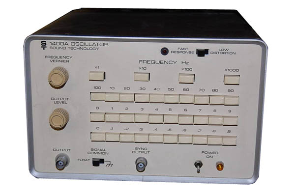 Sound Technology ST Model 1710A Distortion Measurement System Tech Manual